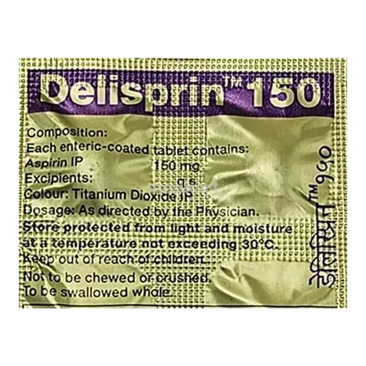 delisprin 150mg tablet 14's